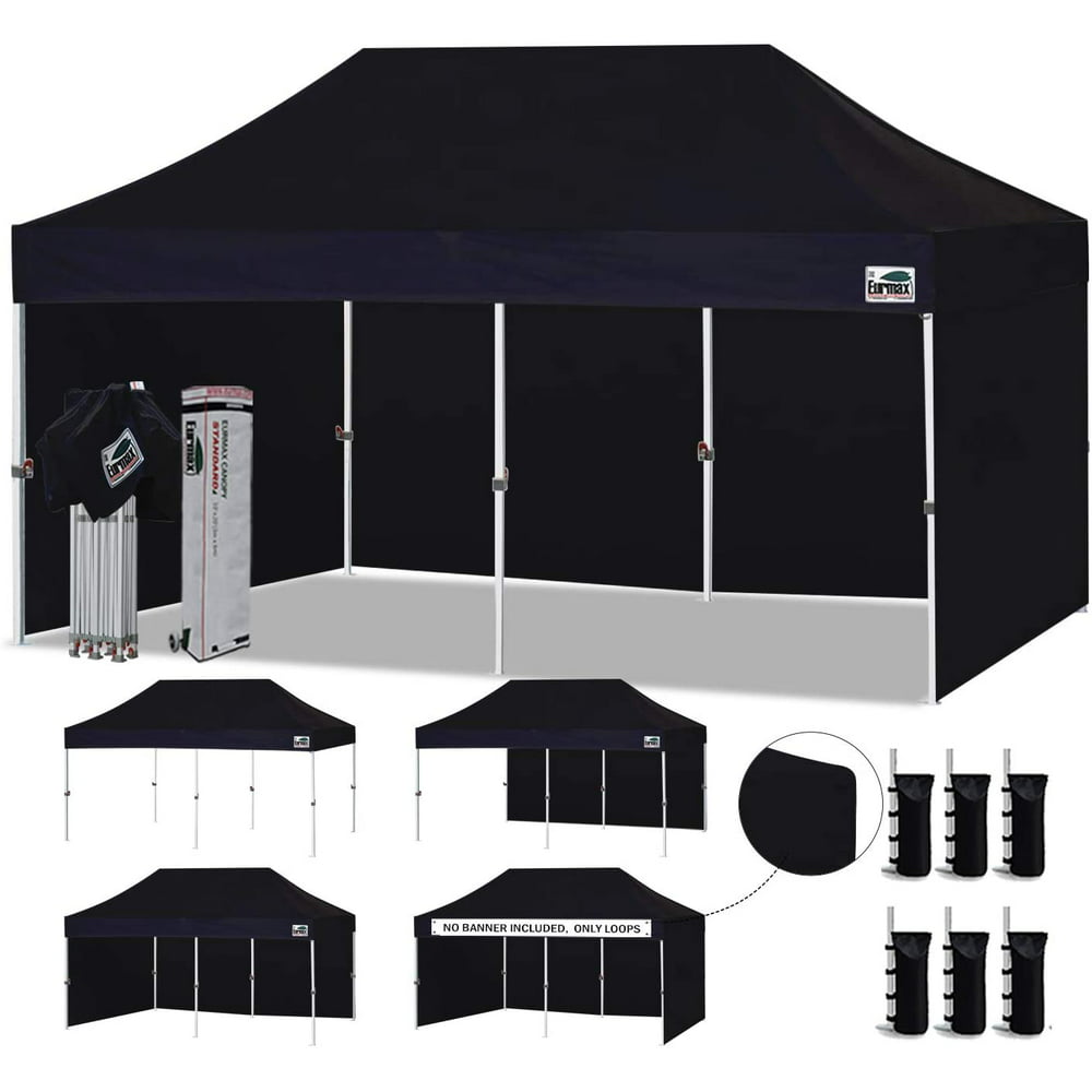 Eurmax 1039x2039 Ez Pop Up Canopy Tent Commercial Instant Canopies With 4
