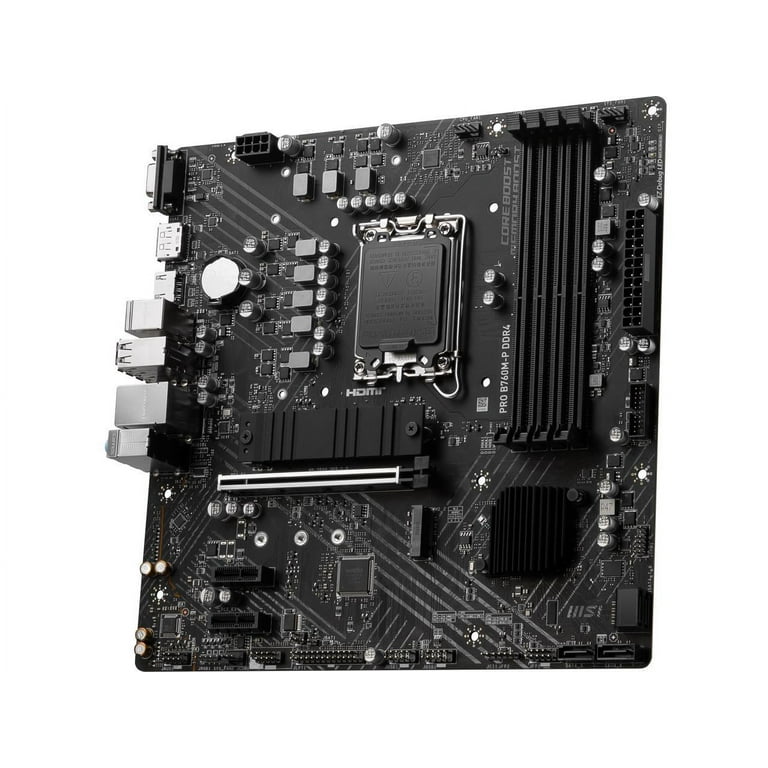 MSI PRO B760M-P DDR4 LGA 1700 Intel B760 SATA 6Gb/s Micro