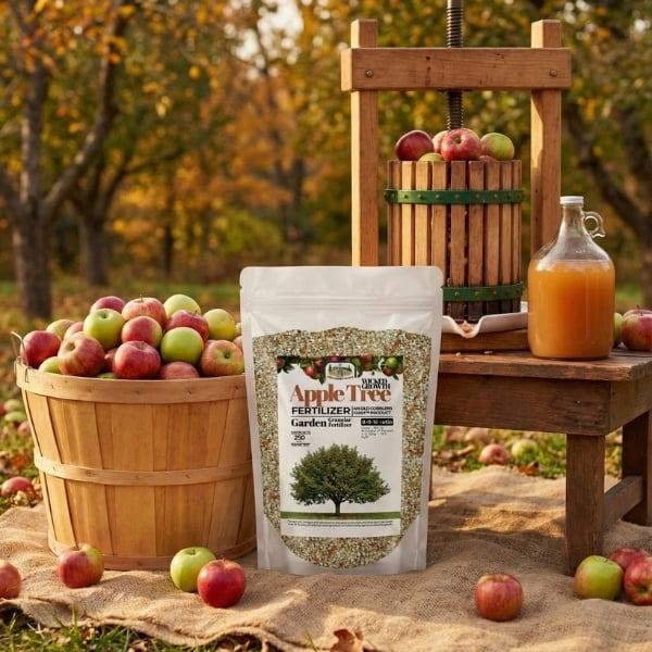 Old Cobblers Farm™ Wicked Growth Apple Tree Fertilizer - Boost Fruit Yield & Tree Health, Enhanced with Nutrients for Lush Growth – For All Apple Varieties (5 lbs | 10 lbs | 15 lbs | 20 lbs) (20 lb)