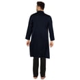 thumbnail image 4 of Atasi Ensemble Kurta Indien Uni pour Hommes Col Mandarin Kurta Décontracté Longue Tenue, 4 of 7