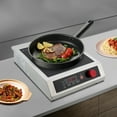 thumbnail image 5 of TFCFL 3500W Commercial Induction Cooktop Countertop Electric Induction Burner Electric Stove LED Display, 5 of 22