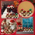 thumbnail image 6 of Christmas Snowman Decoration,Mini Snowman Lantern with Hats and Scarves Winter Small Snow Man Table Centerpiece Decorative Xmas Hanging Lamp Bulk for Holiday Party Favor,1PCS(Style C), 6 of 7