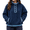 Blue,#079, variant on Womens Fuzzy Fleece Solid Color Casual Jackets Winter Warm Pullover Tops with Pockets,S