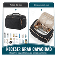 thumbnail image 2 of Cosmetiquera Neceser Organizador De Viaje Portátil Bolsas Xtellar Color Negro, 2 of 3
