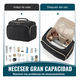 thumbnail image 2 of Cosmetiquera Neceser Organizador De Viaje Portátil Bolsas Xtellar Color Negro, 2 of 3
