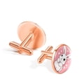 thumbnail image 3 of Easter Elegant Stainless Steel Cufflinks Set for Men's Dress Shirts with Matching Shirt Clip - for Formal Occasions, 3 of 6