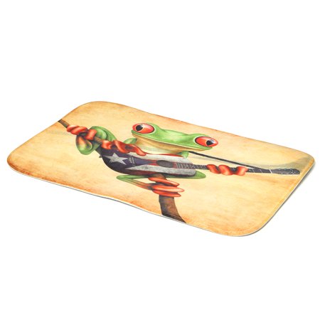 180x180cm Frog Playing Guitar Bath Bathroom Decor Shower Curtain Non Slip Anti Skid Bath Carpet Rugs Toilet Seat Cover Bath Mat Walmart Canada