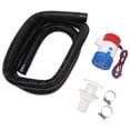 thumbnail image 1 of Bilge Pump Hose Plumbing Kit, Black Highly Efficient DC12V Wide Use 1100GPH Bilge Water Pump Installation Kit Waterproof  for RV, 1 of 7