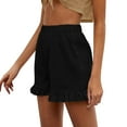 thumbnail image 3 of Ketyyh-chn99 Womens Shorts Beach Shorts for Women High Waist Shorts Casual with Pocket Black,S, 3 of 5