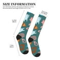 thumbnail image 5 of Bixox cute Skull organ Print Compression Socks,Compression Socks Women & Men Circulation for Medical,Running,Athletic, 5 of 7