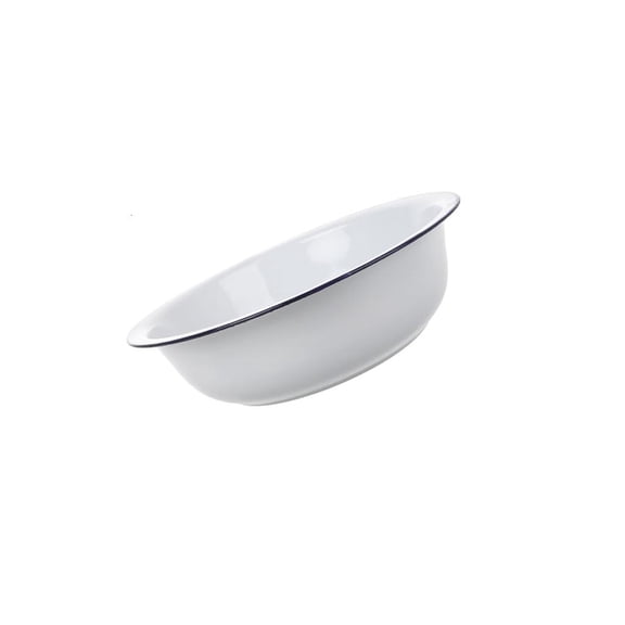 SDFGTstore Enamel Kitchen Bowl Scratch Resistant Dishwasher Safe Large Capacity Enamelware