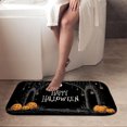 thumbnail image 6 of 1pc Happy Halloween Absorbent Non-Slip Bathroom Thickened Flannel Rug Decor,Soft,Quick Drying,Suitable For Indoor/outdoor Use,Bathrooms,Bedrooms,Kitchens,Terrace,Laundry Rooms,16"x24", 6 of 9