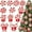 Red White-A, variant on Christmas Candy Ornament Set Tutuviw 36 Pcs Plastic Peppermint Candy Cane Decorations Christmas Lollipop Wood Ornament Xmas Hanging Lollipop Pattern Decorations with Rope (Red White)