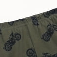 thumbnail image 6 of TOWED22 Newborn Baby Boy Outfits 2 Pieces Short Sleeve Top Tee Frog Print Casual Cargo Shorts Clothes(AG,130), 6 of 8