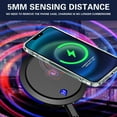 thumbnail image 3 of Foqnuq 15W Fast Charging Wireless Charger Disc with Exquisite Atmosphere Light - Type-C, Slim Design, Desktop Charging Station for Smartphones, 3 of 9