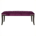 thumbnail image 1 of Safavieh Bob Birch Wood Bench in Purple, 1 of 5