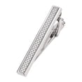 thumbnail image 4 of Clip de corbata para hombres Pin de corbata de moda fácil de usar clásico de barra de corbata Corbito para el aniversario de bodas empates regulares Plata, 4 of 8
