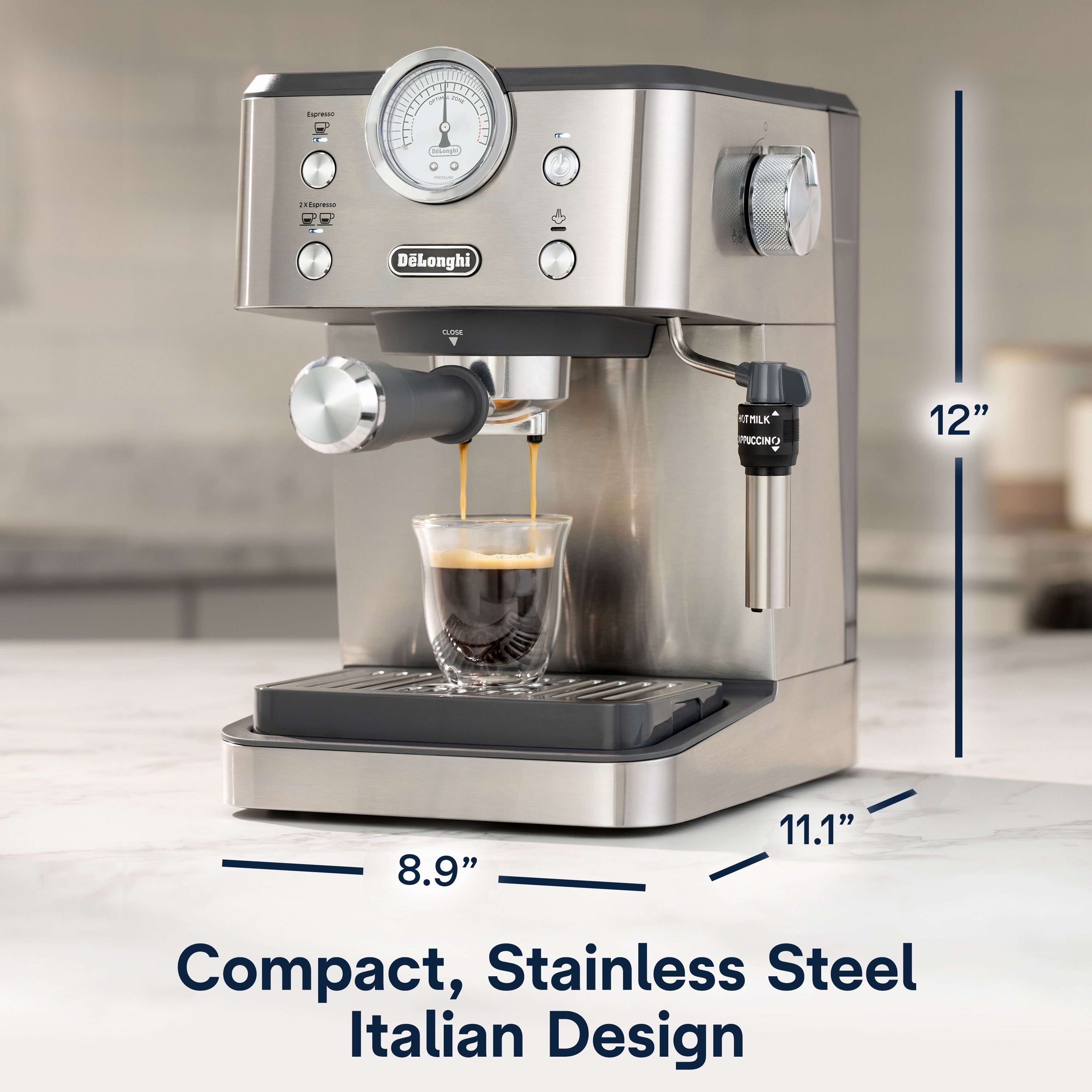De'Longhi Classic Espresso Machine with Thermoblock photo 4