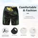 thumbnail image 3 of Balery MoonNight Sky Crow Bañador para hombre, shorts de playa de secado rápido con entrepierna y forro de compresión-Small, 3 of 6