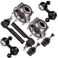 thumbnail image 3 of SCITOO 8pcs Suspension Kit 2 Front Outer Tie Rod End 2 Lower Ball Joint 2 Sway Bar End Link 2 Wheel Hub Bearing fit for 2005-2009 for Subaru Legacy for Subaru Outback 513220 K750049 K9513 ES3712, 3 of 4