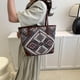 thumbnail image 3 of Bolsa De Hombro Bolso de mano para mujer, bolso de hombro de lona, ​​bolso de mano elegante para mujer, bolsos grandes (marrón) Ehuebsd Para Estrenar, 3 of 8