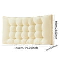 thumbnail image 2 of Size Headboard Pillow with Removable Cover Large Backrest Cushion for Bed Reading Daybed Dorm Bunk Beds Soft Bolster Pillow Back Support Wall Pillow Headboard, 2 of 5