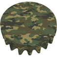 thumbnail image 3 of Camo Round Tablecloth 60 Inch Military Camouflage Tablecloth Waterproof Polyester Army Green Camouflage Decorative Table Cloth for Holiday Kitchen Dining Room Outdoor Patio Party, 3 of 5