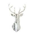 thumbnail image 1 of Maytalsory Wide Application Of 3D Mirror Deer Wall Stickers For Versatile Usage 3D Deer Head Mirror Wall Sticker Acrylic Decorative silver S 1Set, 1 of 6