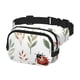 thumbnail image 2 of Fotbe Watercolor Ladybug Cangurera Cuadrada con Estampado de Doble Capa, Bolsa de Cintura Ajustable Mini para Hombres y Mujeres, 2 of 9