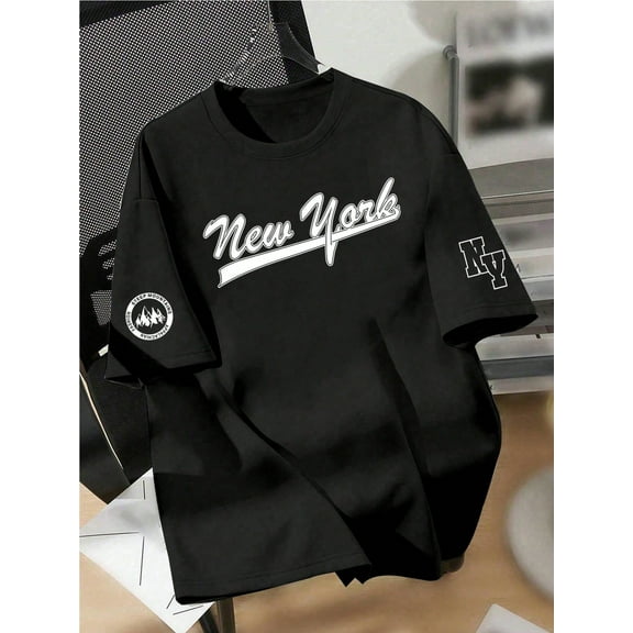 Black ‘New York’ Graphic Tee