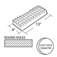 thumbnail image 3 of Azar Displays 225523 36 Round Slot Lipstick and Mascara Tray for Pegboard / Slatwall / Counter, 2-Pack, 3 of 3