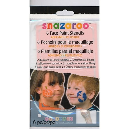 UPC: 0804551872716 | Snazaroo Face Paint Stencils (Pack of 2)
