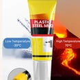 thumbnail image 3 of Plastic Steel Mud Waterproof Sealant, Multifunctional Waterproof White Caulk, with Scraper, Quick-Drying, for Kitchen, Bathroom, Tile, Wall & Baseboard (2PCS), 3 of 7