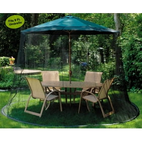 Patio Umbrella Mosquito Net Bug Screen In Black Walmart Com Walmart Com