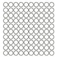 thumbnail image 1 of Metal Circular Ring, Fine Crafts O Rings Sturdy  For Hardware For Belts For Bags Gray, 1 of 8