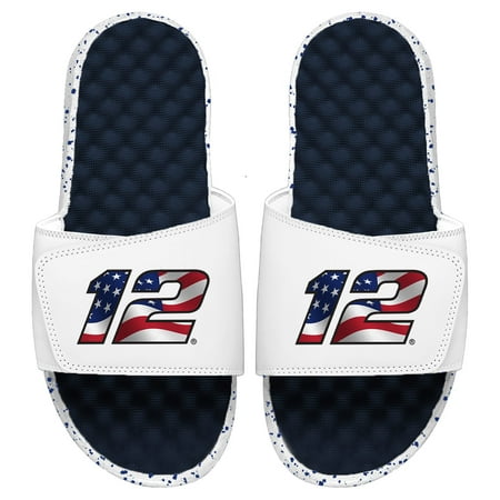 

Men s ISlide White/Navy Ryan Blaney Americana Slide Sandals