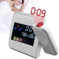 thumbnail image 1 of TopLLC LCD Projection Digital Weather Snooze Alarm Clock LED Backlight Color Display, 1 of 6