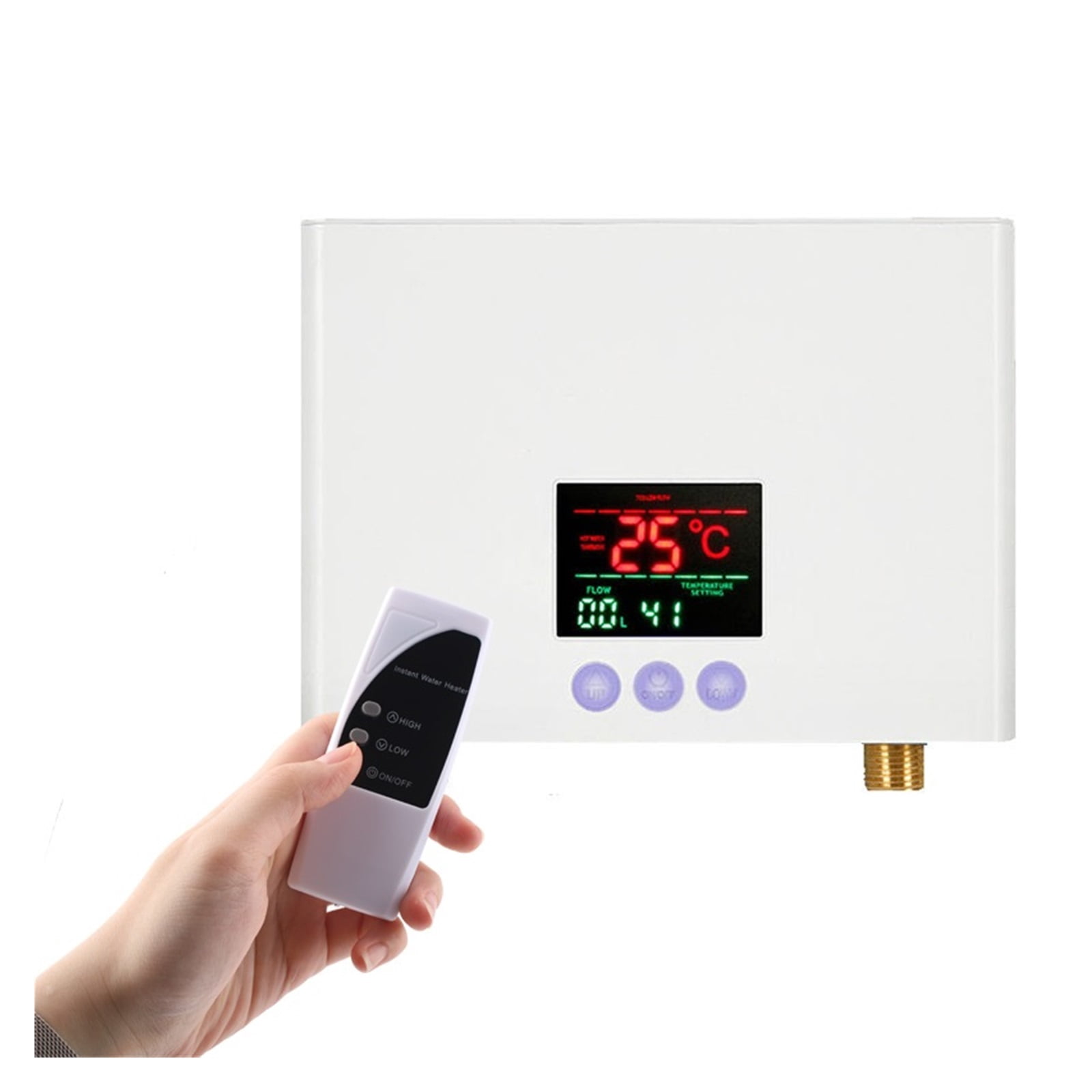 3KW/5.5KW Instant Water Heater Fast Heating Intelligent Frequency Conversion Constant Temperature Remote Control Water Heater ,Safety Protections