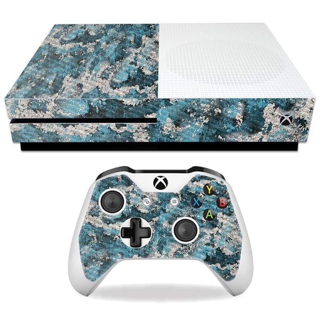 MightySkins Carbon Fiber Skin for Microsoft Xbox One S - Rift | Protective, Durable Textured Carbon Fiber Finish | Easy to Apply, Remove, and Change Styles | Made in The USA