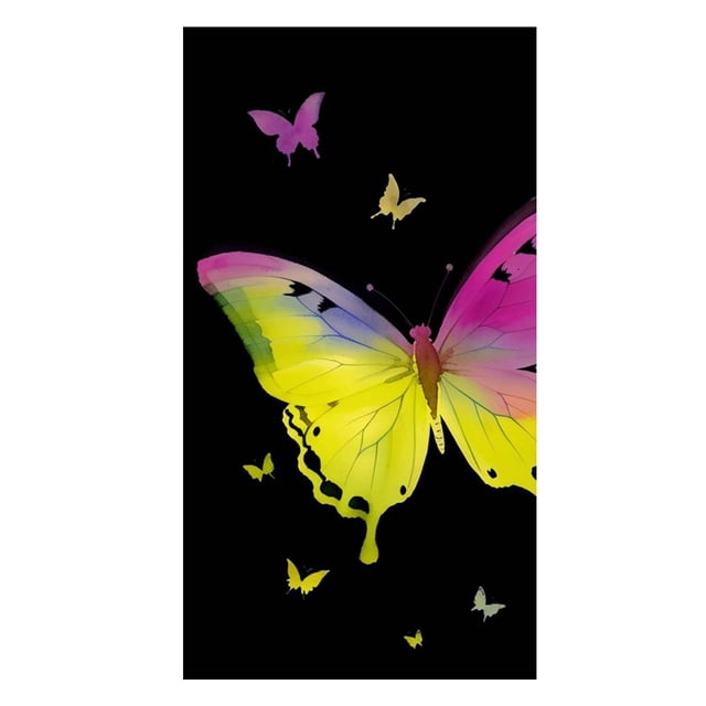 2025 Pancarta Decorativa Con Mariposas Pancarta Con Flores Y Mariposas Para Porches Decoración Para Fiestas En Interiores Y Exteriores Fondo Decorativo 180 X 90 Cm