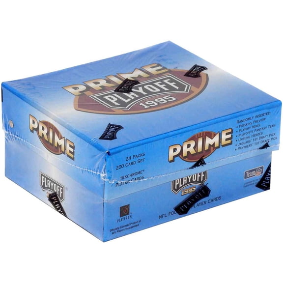 NFL 1995 Prime Football Trading Card HOBBY Box (24 Packs)