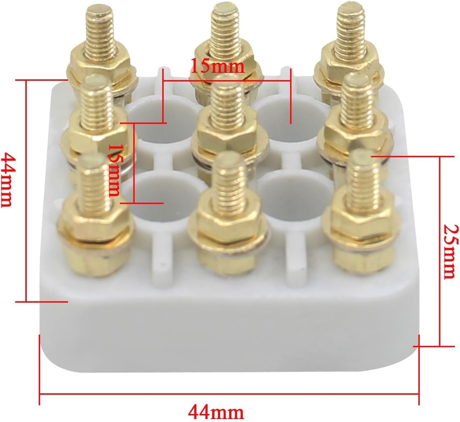 HAGSYCT Three Phase Electric Motor Connecting Terminal Plate Screw Barrier Terminal Block Strip Connector Motor Terminal Block M5 M6 M8