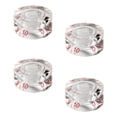 thumbnail image 1 of Perillas de Timbre de volumen Yuyangstore 4 Uds reemplazo bajo escala de números blanco, 1 of 8