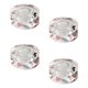 thumbnail image 1 of 4 piezas Perillas de volumen y timbre Tapa de potenciómetro de repuesto para bajos Accesorios para Blanco, 1 of 9