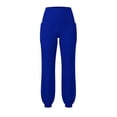 thumbnail image 5 of BRELIL Women's High Waisted Jogger Pants with Pockets Solid Casual Active Long Lounge Pants Athletic Workout Fall Winter Comfort Trousers, Blue M, 5 of 7