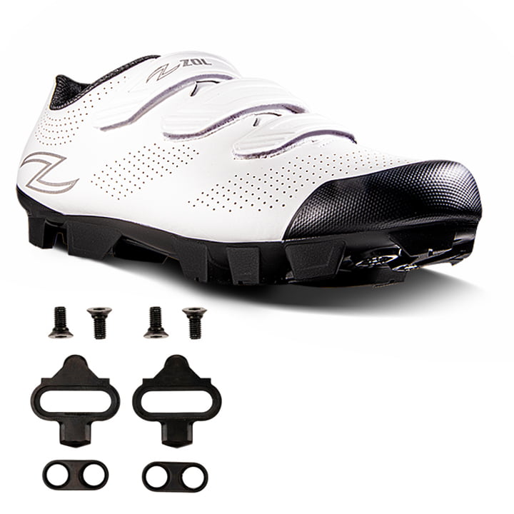 Zol White MTB Indoor Cycling Shoes 