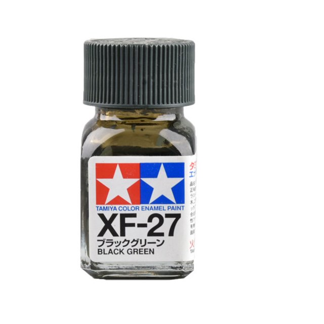Tamiya XF-27 Flat Dark Green Deep Green Enamel Paint 10ml for Scale Models