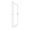 thumbnail image 3 of Espejo Mainstays Decorativo Rectangular Laminado 34X108 cm Blanco, 3 of 4