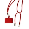 thumbnail image 1 of Matsuzay Cordones universales antipérdida para teléfono móvil DIY, cordón extraíble para colgar en el cuello, correa ajustable, suministros para Teléfono y Comunicación Rojo, 1 of 6