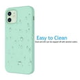 thumbnail image 6 of Cell Phone Cases for 6.7" iPhone 12 Pro Max, Njjex Liquid Silicone Gel Rubber Shockproof Case Ultra Thin Fit iPhone 12 Pro Max Case Slim Matte Surface Cover for Apple iPhone 12 Pro Max 2020 -Mint, 6 of 9
